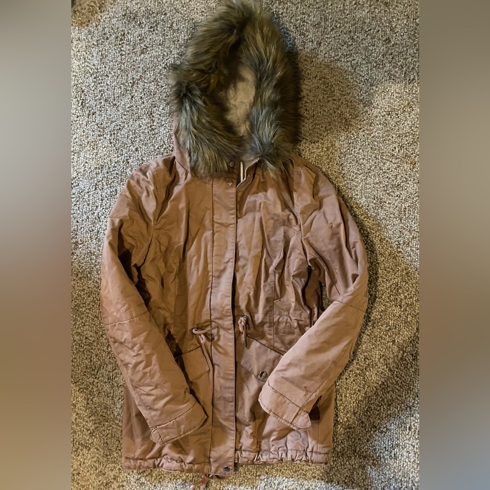 Faux Shearling- Lined Parka